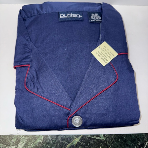 Navy Blue Pajama Set purita - Picture 1 of 5
